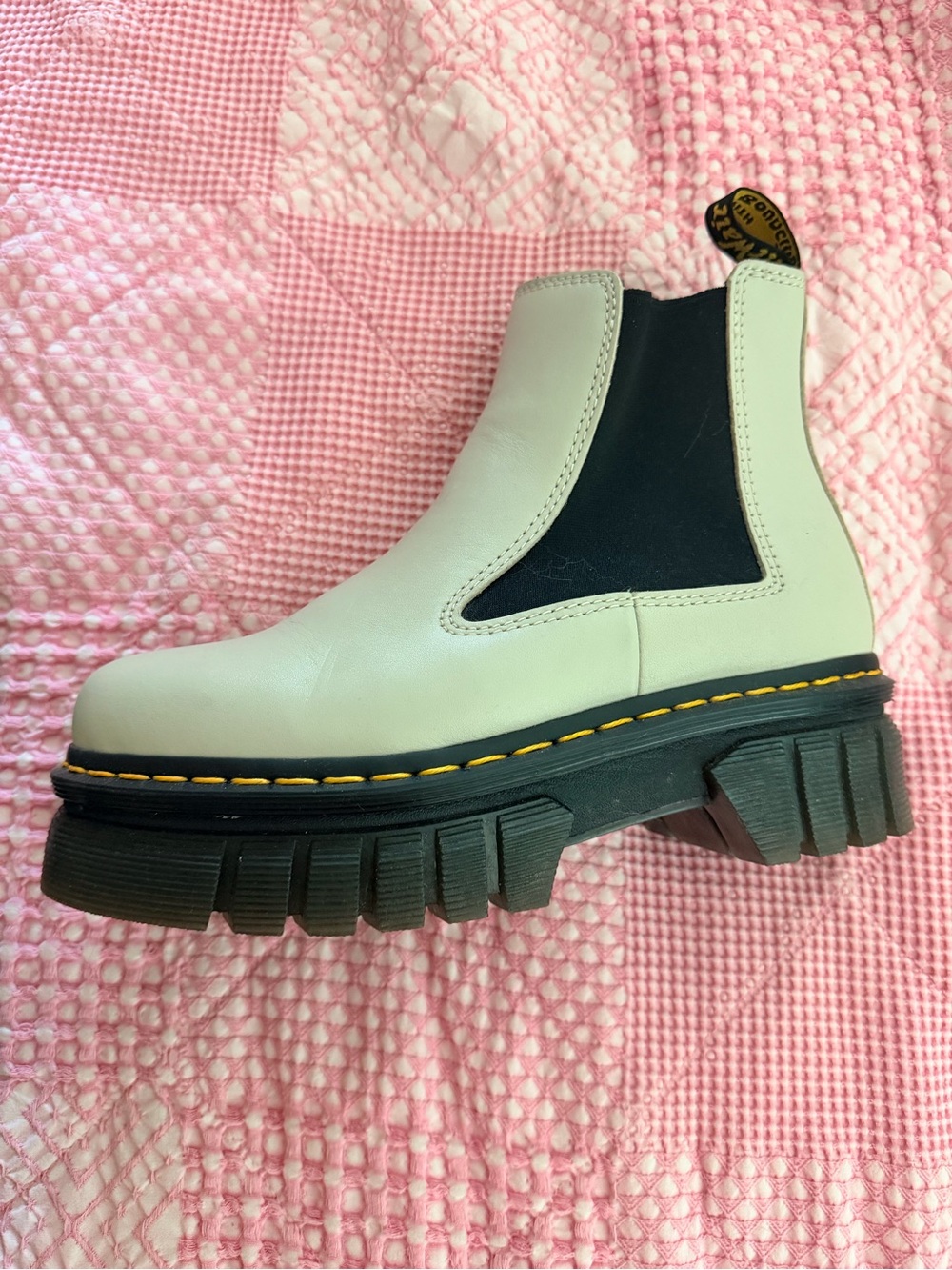 AUDRICK NAPPA LEATHER PLATFORM CHELSEA BOOTS EUC - Picture 2 of 6